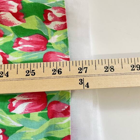 Vintage 90s Girls Tea Party Dress Baby Doll Collar Tulip Easter Dress Girl 6X - Picture 12 of 12